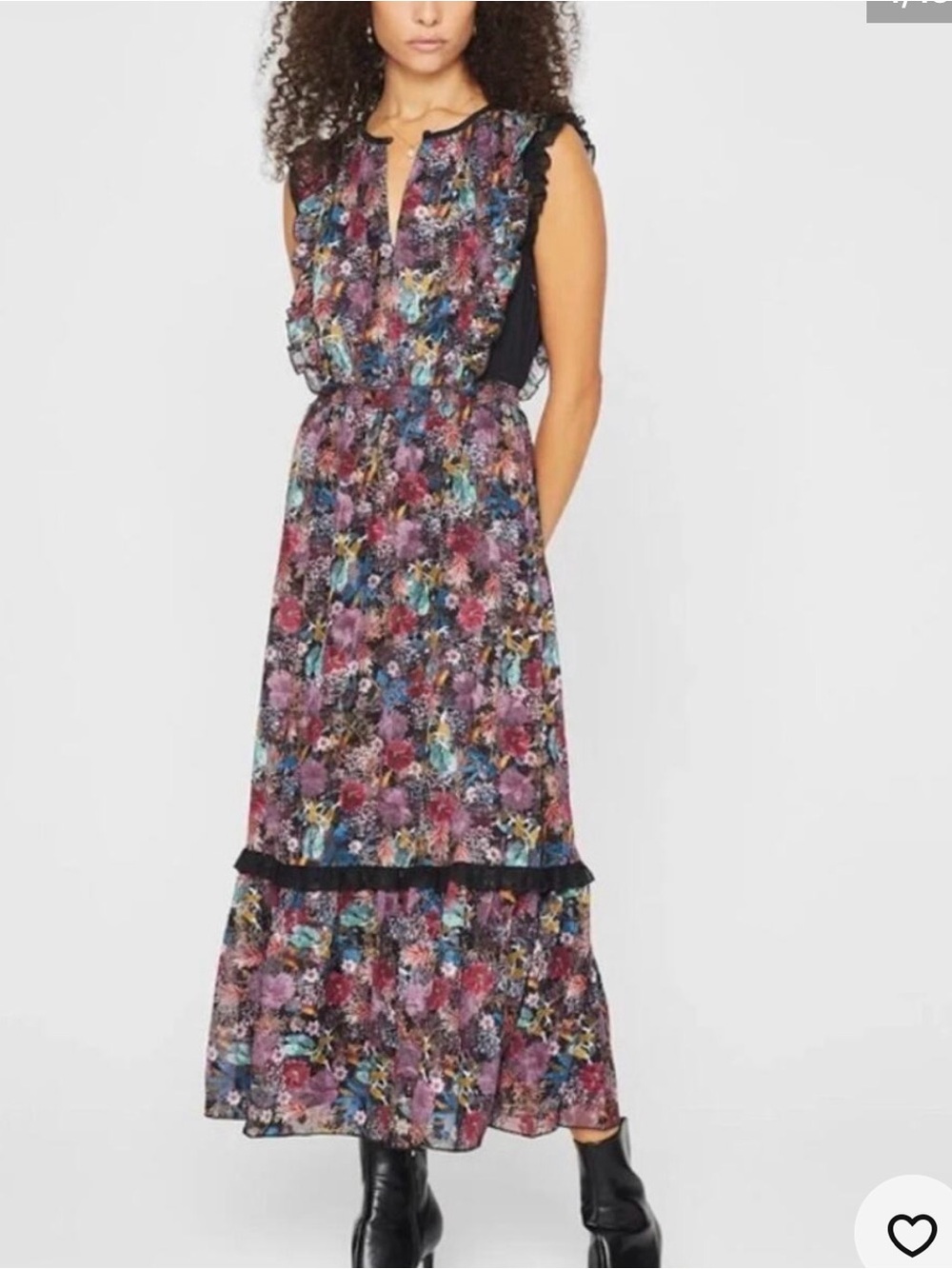 Club Monaco Floral Maxi Dress – Size 0